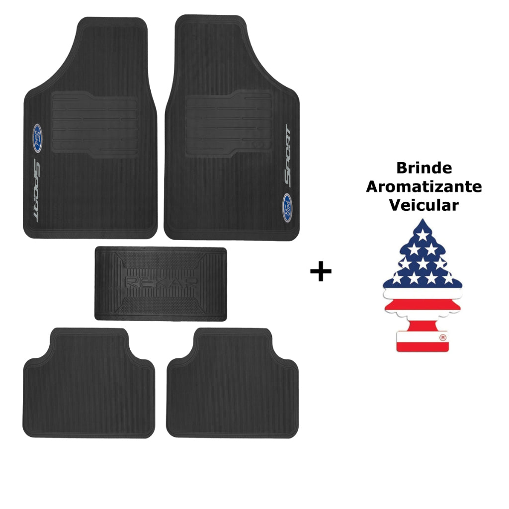 Universal Car Floor Mats 5-piece set + Free Gift