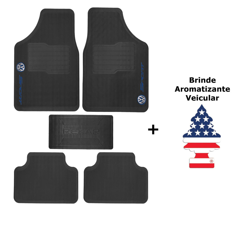 Universal Car Floor Mats 5-piece set + Free Gift