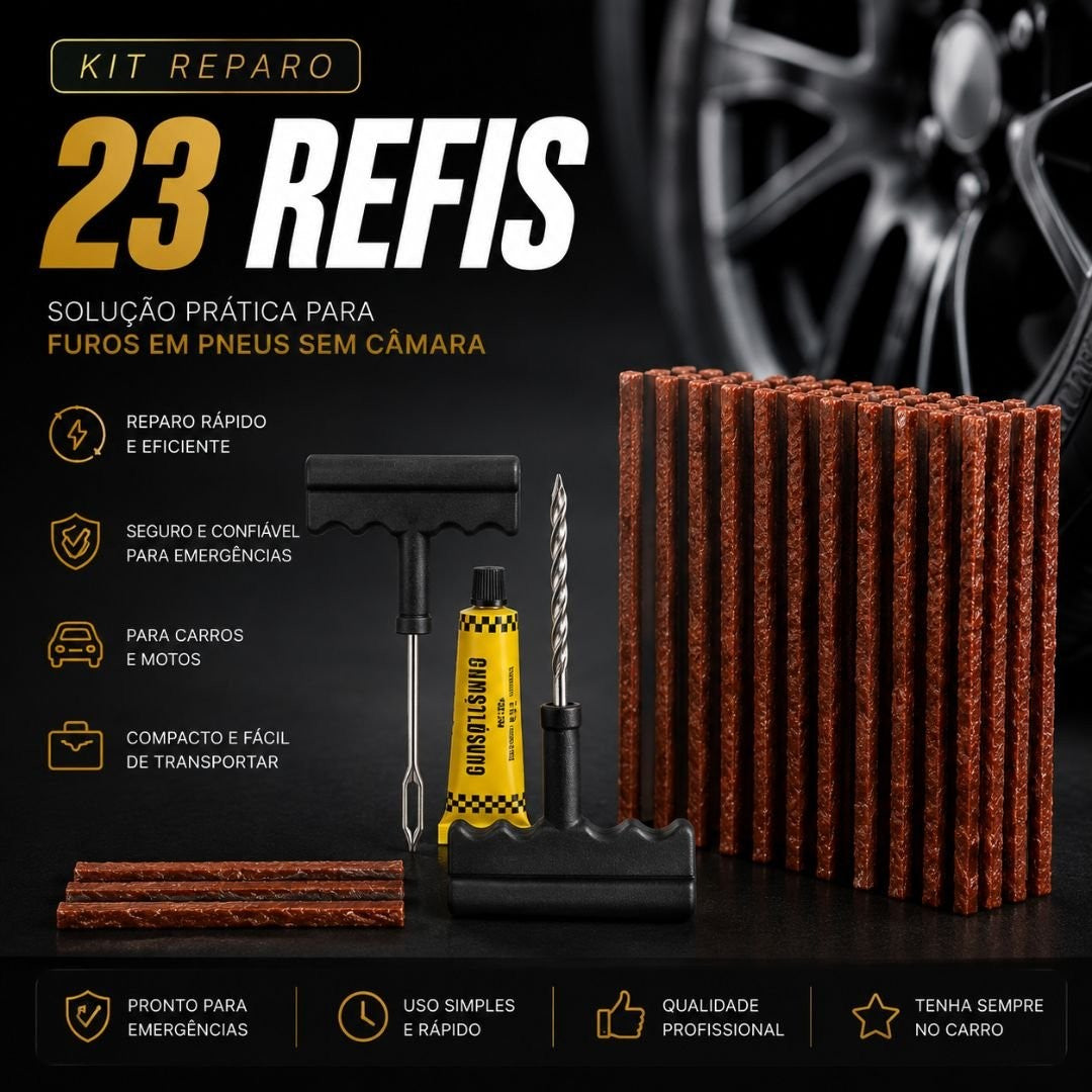 Tubeless Tire Repair Kit – Puncture Repair Strips
