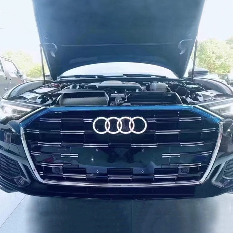 Emblema Audi com Iluminação Dinâmica LED - Design Original e Instalação Fácil