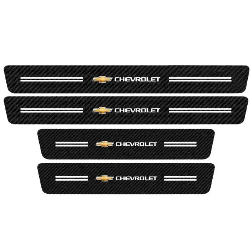Premium 4D Carbon Fiber Door Sill for Cars – Automotive Protection