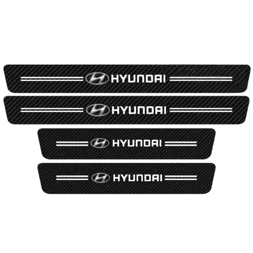 Premium 4D Carbon Fiber Door Sill for Cars – Automotive Protection