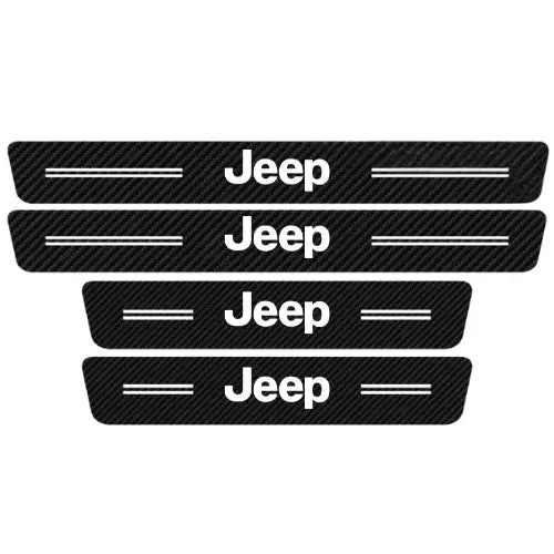 Premium 4D Carbon Fiber Door Sill for Cars – Automotive Protection