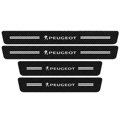 Premium 4D Carbon Fiber Door Sill for Cars – Automotive Protection