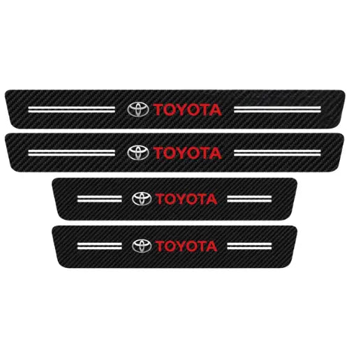 Premium 4D Carbon Fiber Door Sill for Cars – Automotive Protection