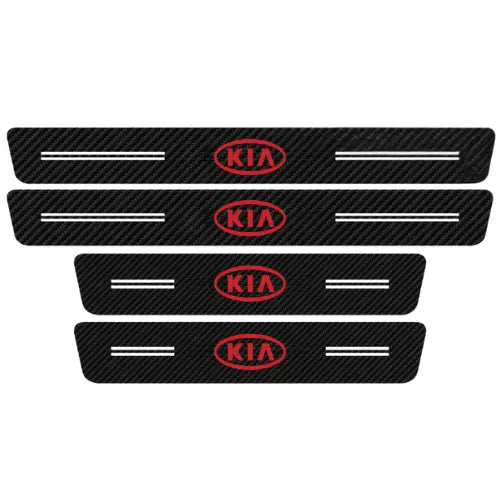 Premium 4D Carbon Fiber Door Sill for Cars – Automotive Protection