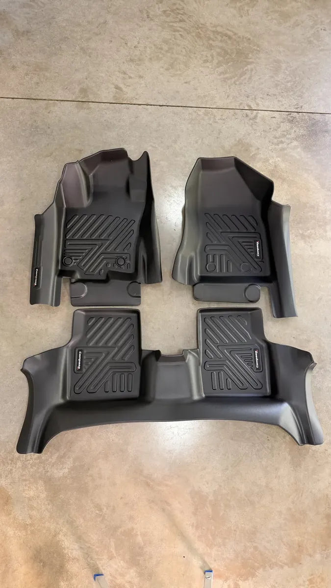 Custom-fit Jeep Compass 2017-2022 Tray Floor Mats, Complete Set