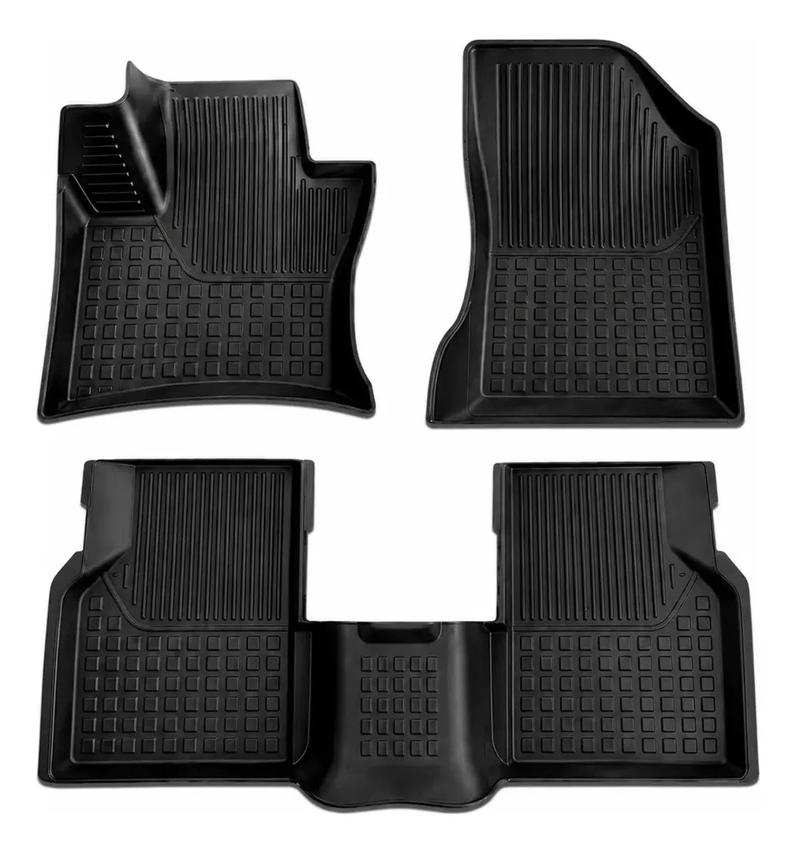 Custom Fit Tray Floor Mats for Fiat Toro 16/26 Full Set