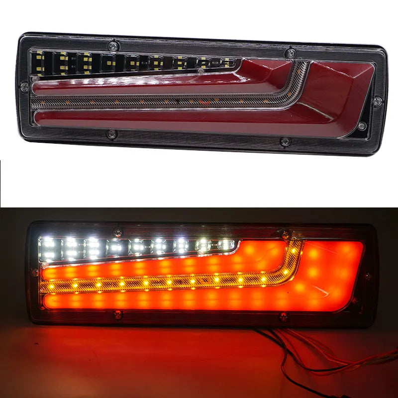 Lanternas Traseiras Full LED para Caminhões - Iluminação Potente e Durável