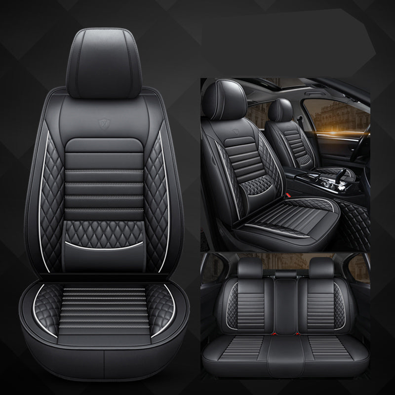 Universal PU Leather Car Seat Cover Full Coverage