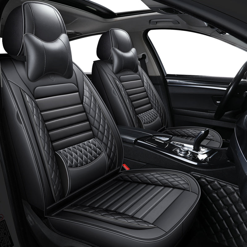 Universal PU Leather Car Seat Cover Full Coverage