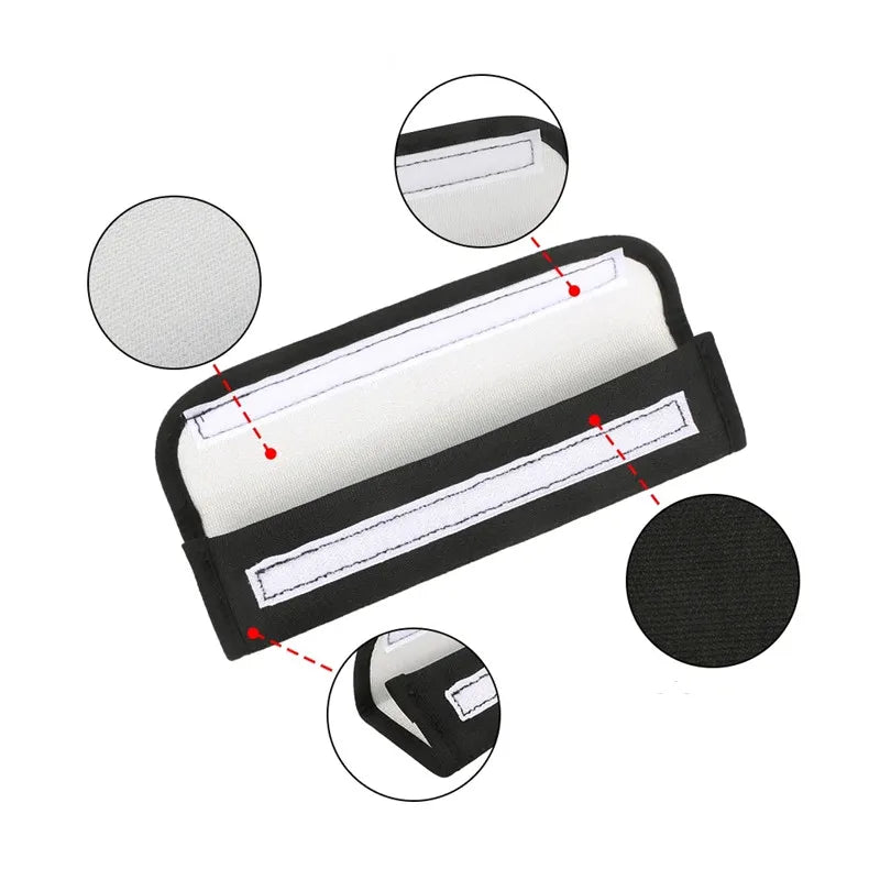Automotive Seat Belt Shoulder Comfort Pad 2-Piece Kit