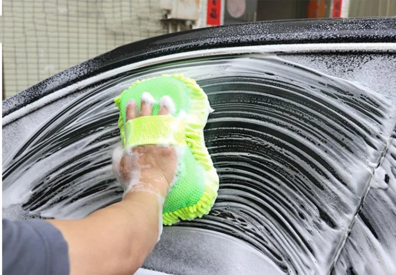 Luva de Microfibra para Lavagem Automotiva com Alta Absorção