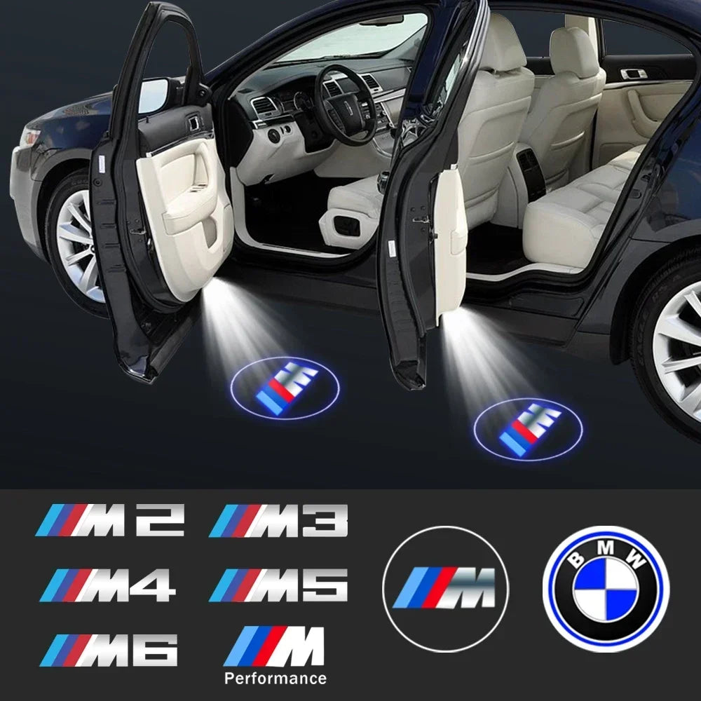BMW Door LED Projector Welcome Light – Courtesy Logo Light for 3, 5, 7 Series and X1 (2 or 4-Piece Kit)