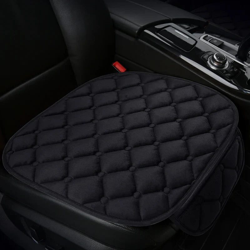 Plush Automotive Seat Cushion Winter – Universal Warm Non-Slip Cover (3-Piece Kit)
