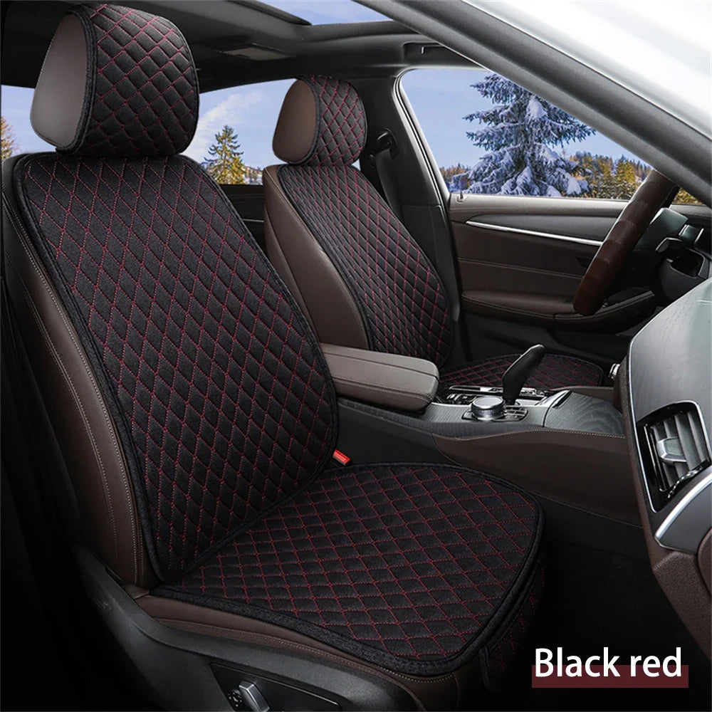 Breathable Universal Linen Car Seat Cover 4-Season Comfort