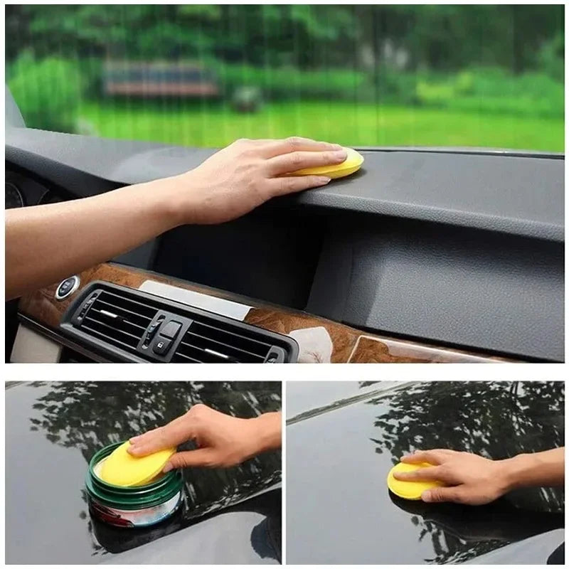 High-Density Automotive Wax Applicator Sponge for Polishing