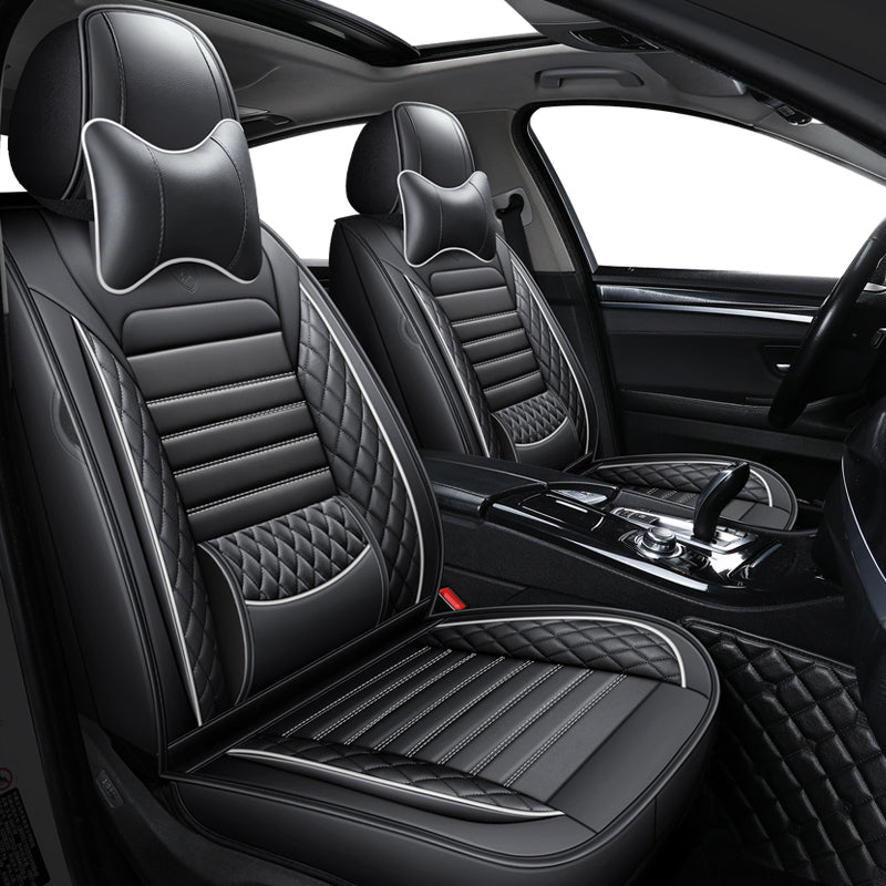 Universal PU Leather Car Seat Cover Full Coverage