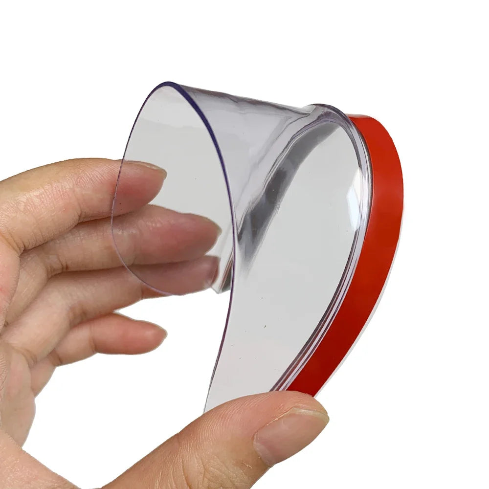 Automotive Anti-Rain Rearview Mirror Protector – Universal Rain Eyebrow Visor (2-Piece Kit)
