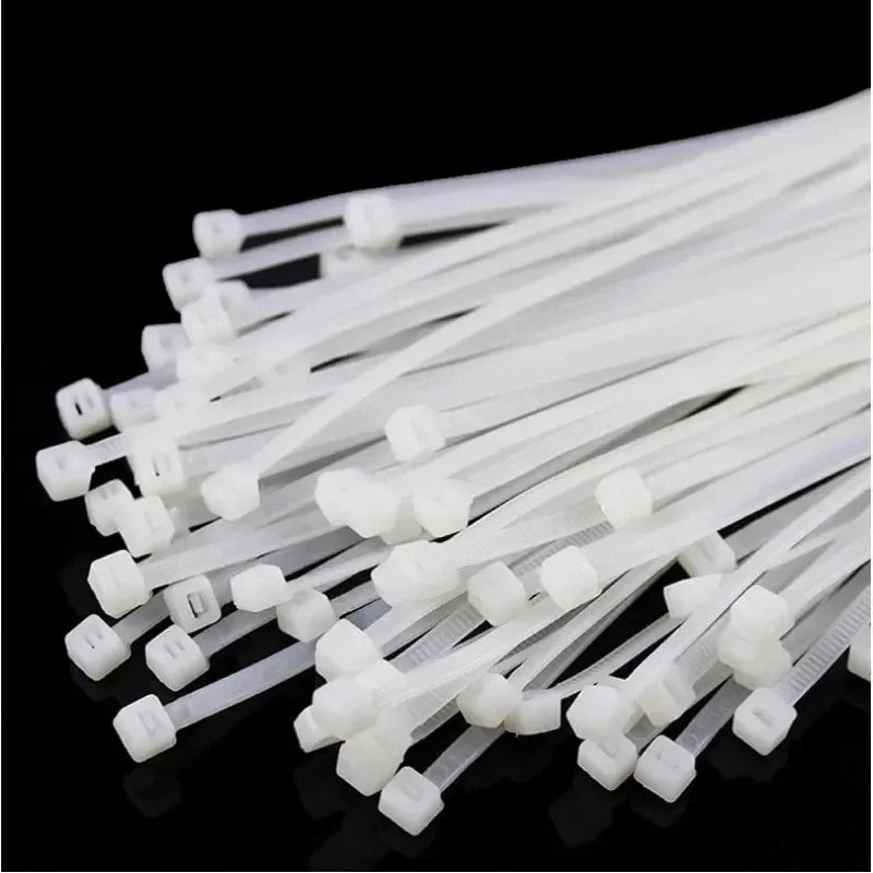 Abraçadeiras de Nylon para Cabos Kit 100 a 1000 Peças Auto Travante