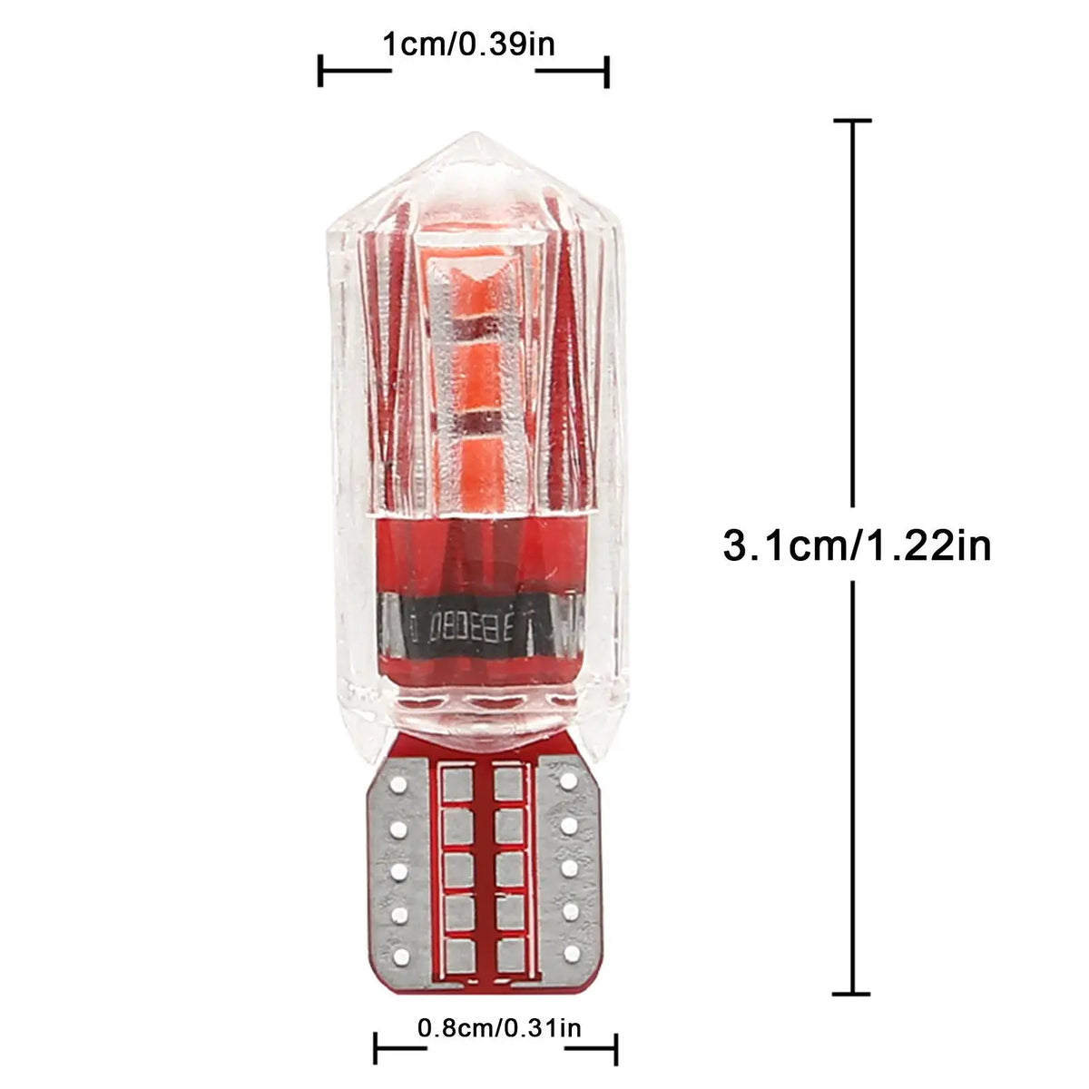 T10 Super Bright Automotive LED Bulb – Parking, License Plate and Interior Light 12V/24V (Pair)