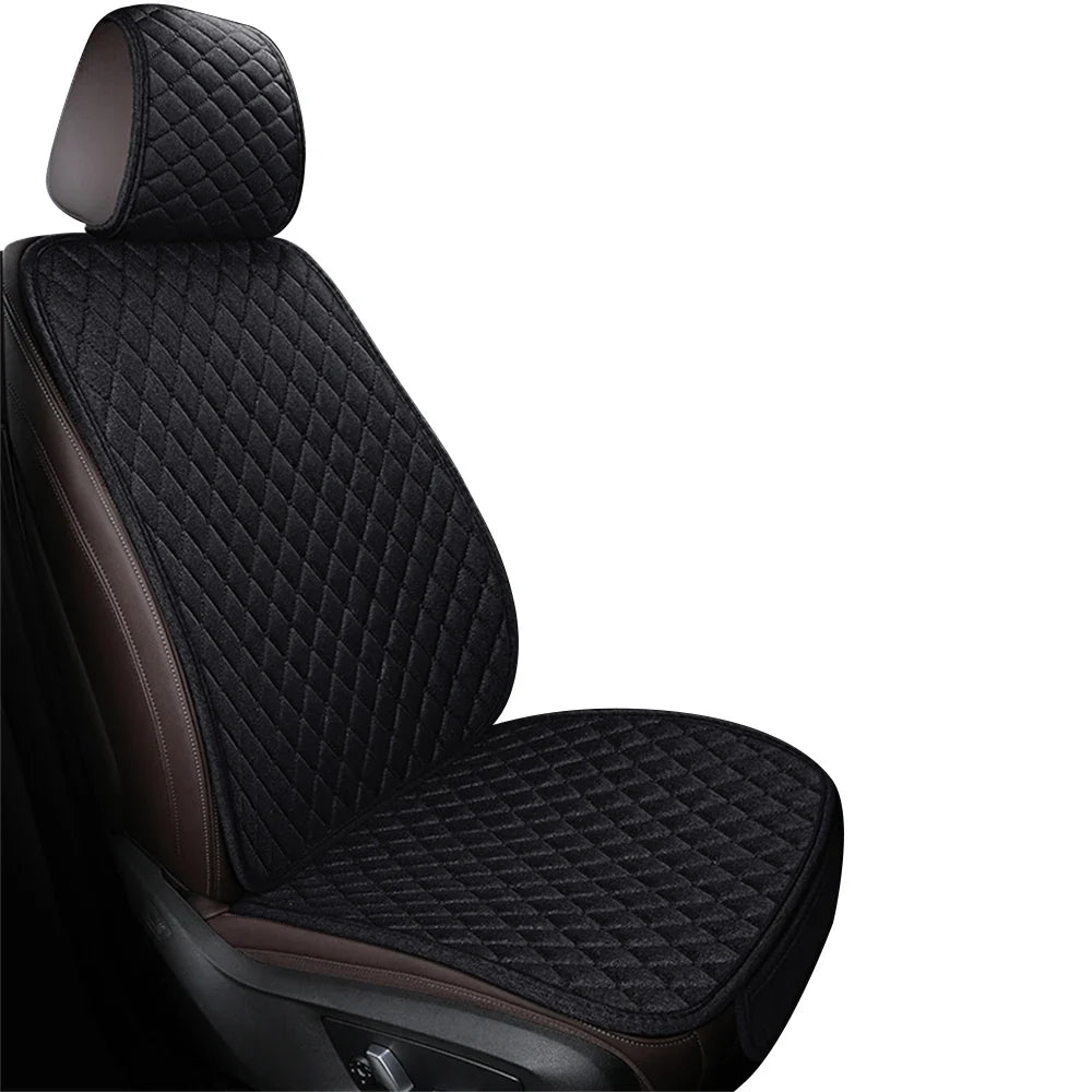 Breathable Universal Linen Car Seat Cover 4-Season Comfort
