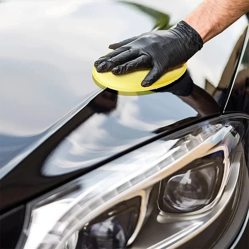 High-Density Automotive Wax Applicator Sponge for Polishing