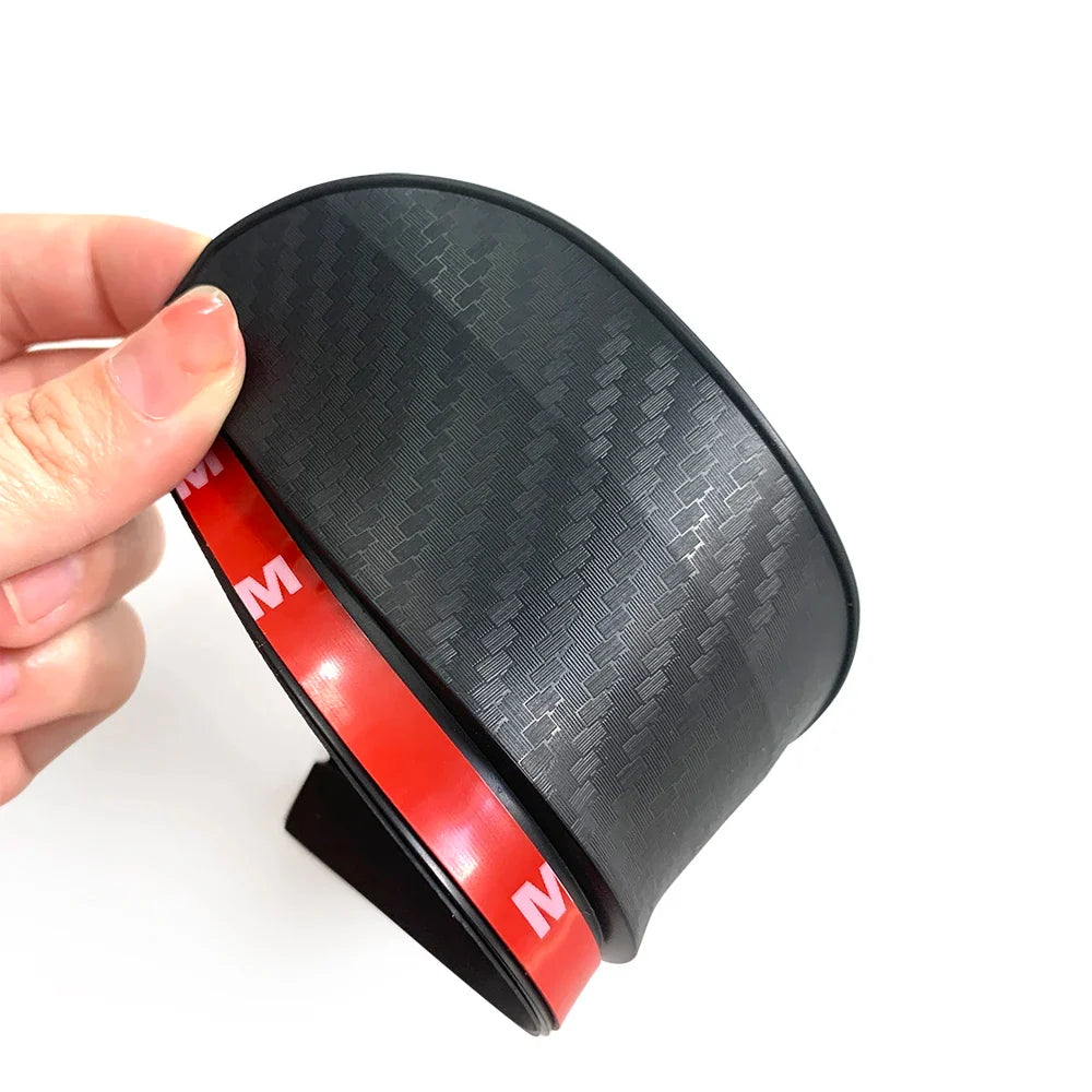 Automotive Anti-Rain Rearview Mirror Protector – Universal Rain Eyebrow Visor (2-Piece Kit)