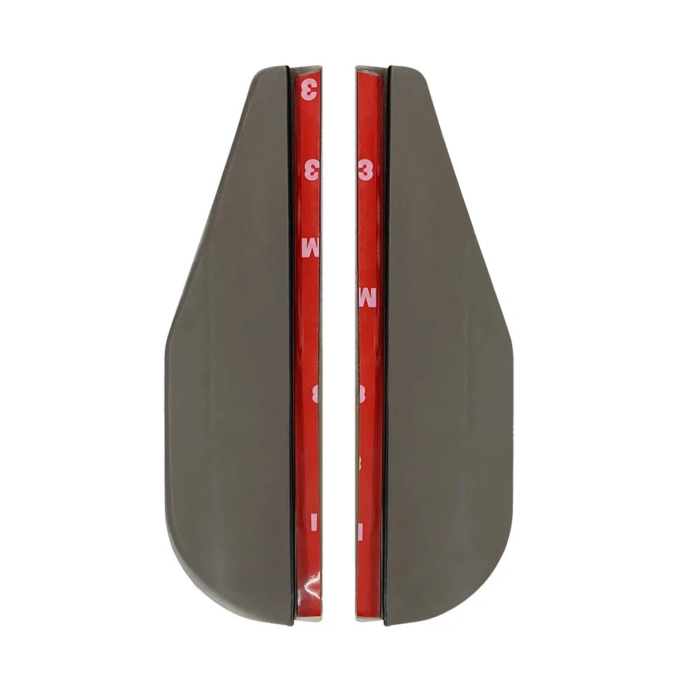 Automotive Anti-Rain Rearview Mirror Protector – Universal Rain Eyebrow Visor (2-Piece Kit)