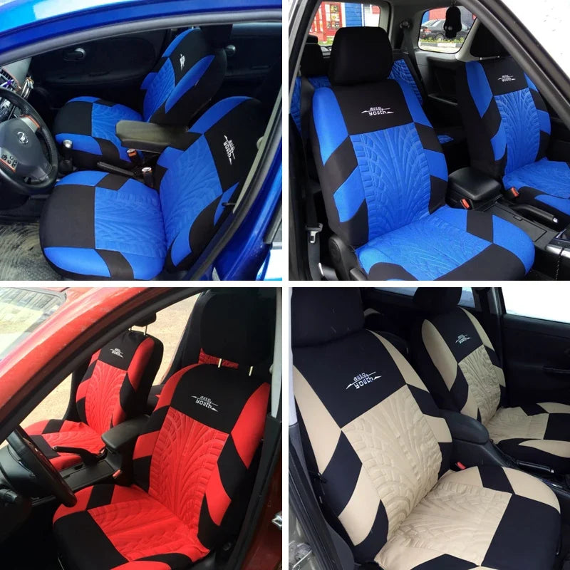 Capas para Bancos de Carro em Poliéster – Proteção e Estilo Modelo Universal
