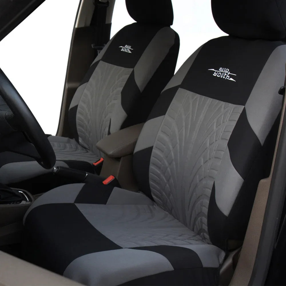 Capas para Bancos de Carro em Poliéster – Proteção e Estilo Modelo Universal