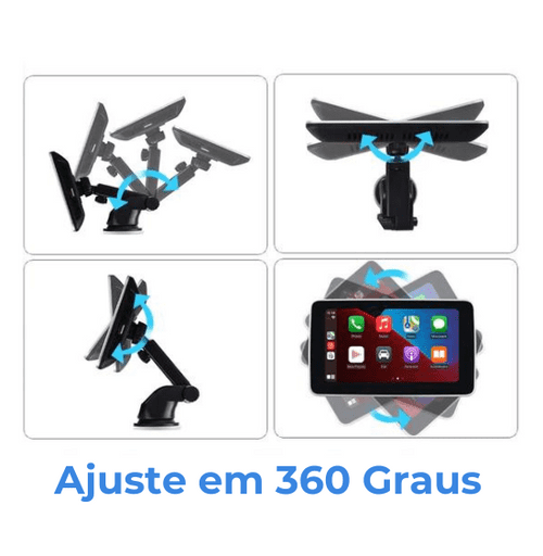 MULTIMÍDIA COM CARPLAY E ANDROID AUTO- Inovata Store