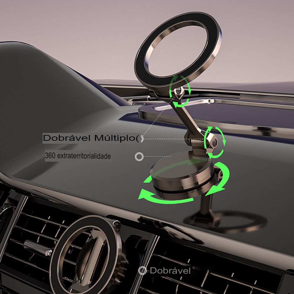 Suporte para celular magnético 360º- Inovata Store