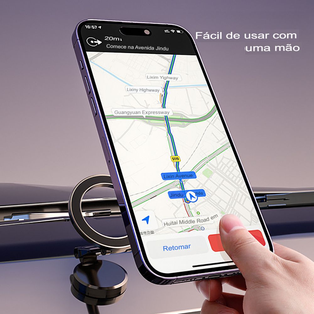 Suporte para celular magnético 360º- Inovata Store
