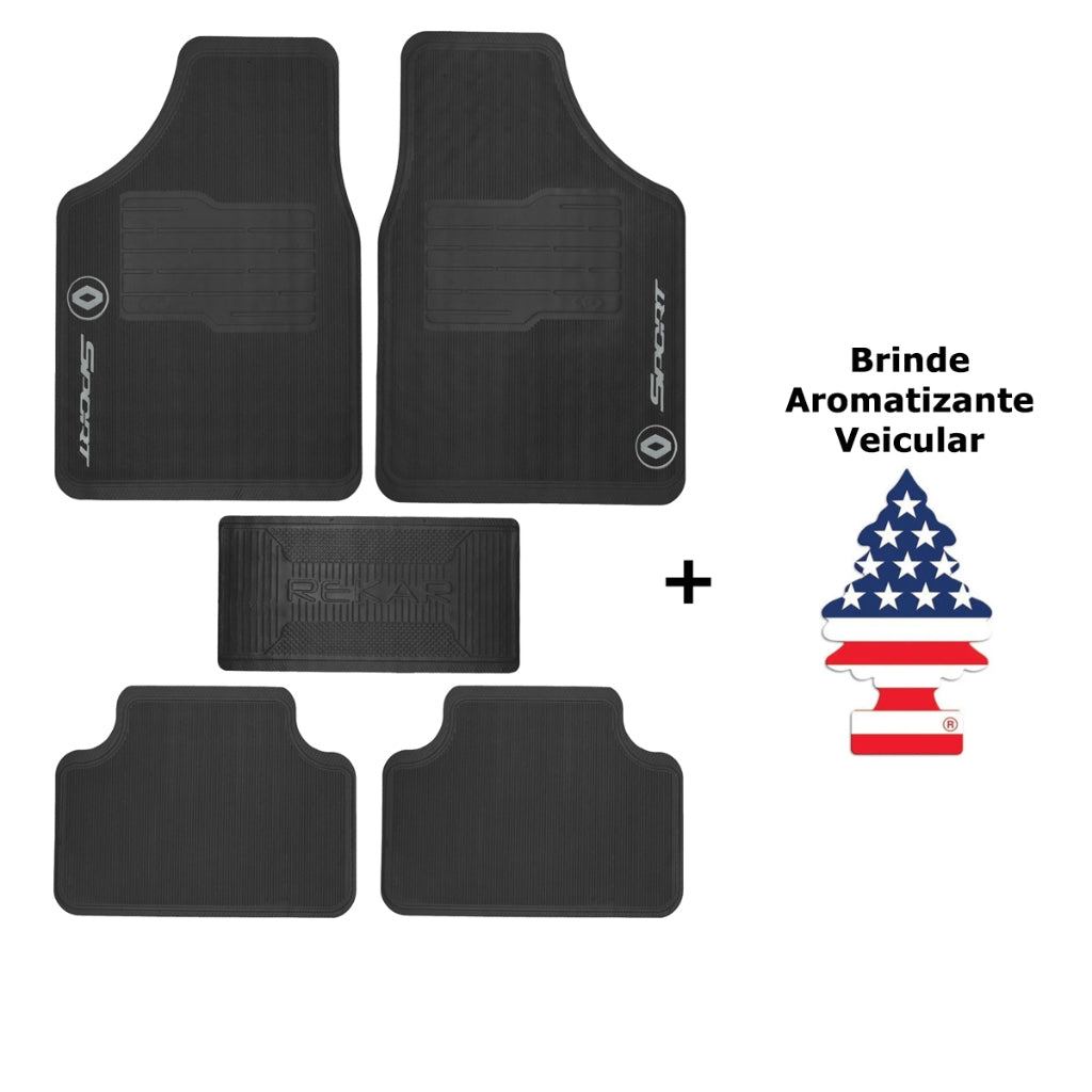 Universal Car Floor Mats 5-piece set + Free Gift