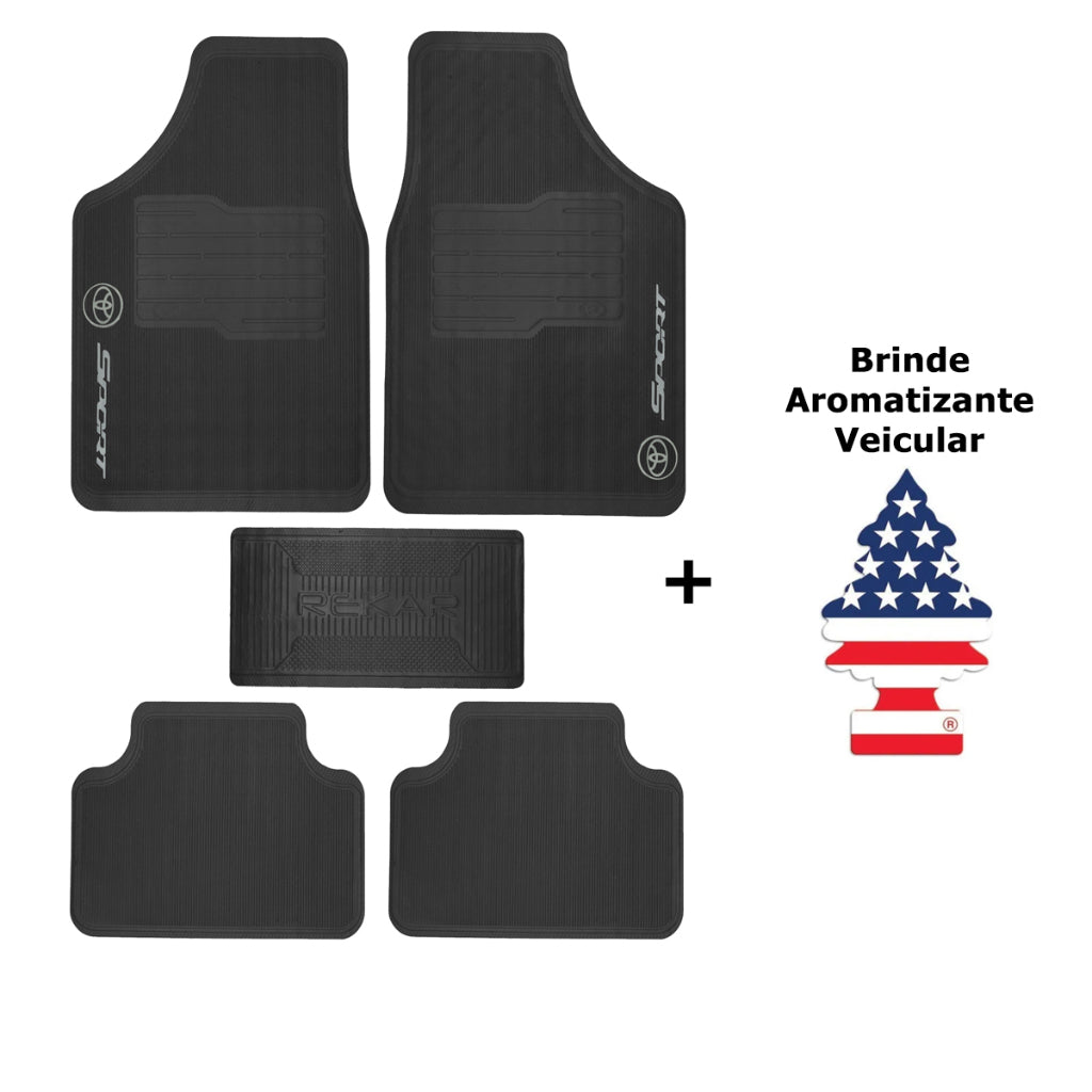 Universal Car Floor Mats 5-piece set + Free Gift