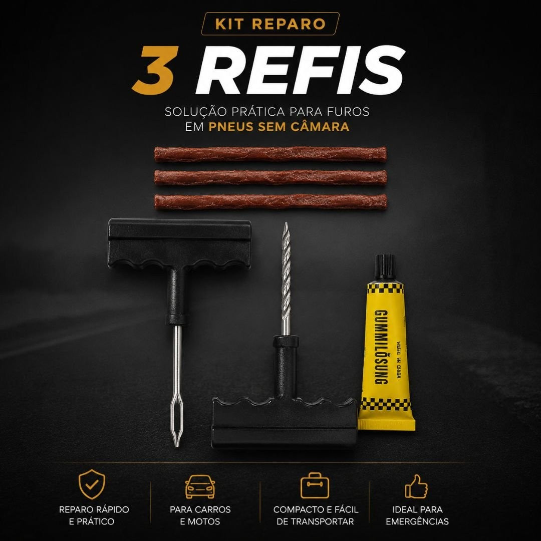 Tubeless Tire Repair Kit – Puncture Repair Strips