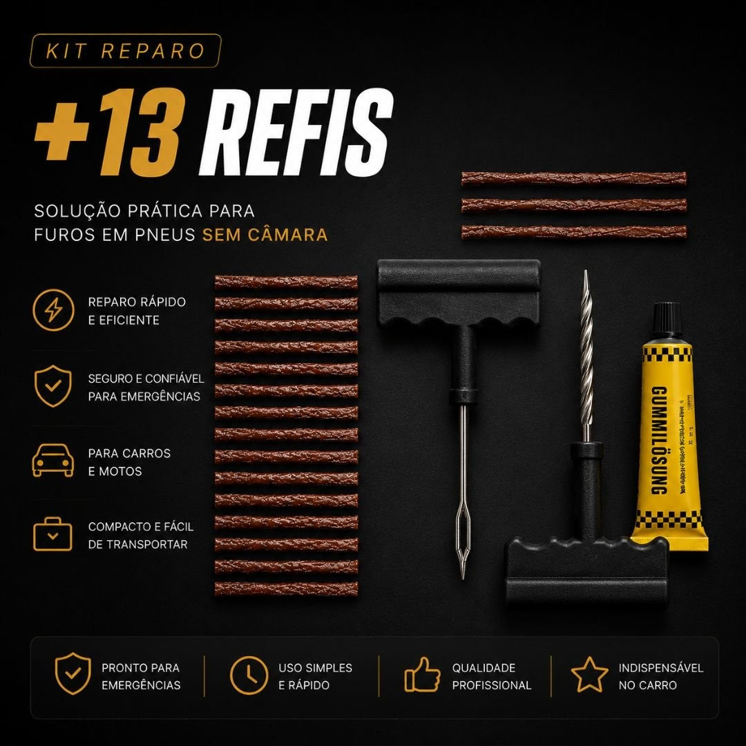 Tubeless Tire Repair Kit – Puncture Repair Strips