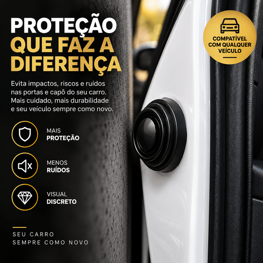 Kit de 8 Pcs Almofada De Silicone Anticolisão Para Porta De Carro Capô /Silencioso Auto Resistente a Água