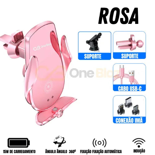 Smart phone holder with wireless charging - Inovata Store
