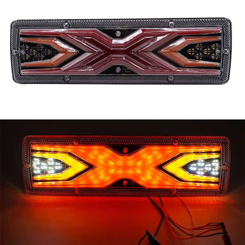 Lanternas Traseiras Full LED para Caminhões - Iluminação Potente e Durável