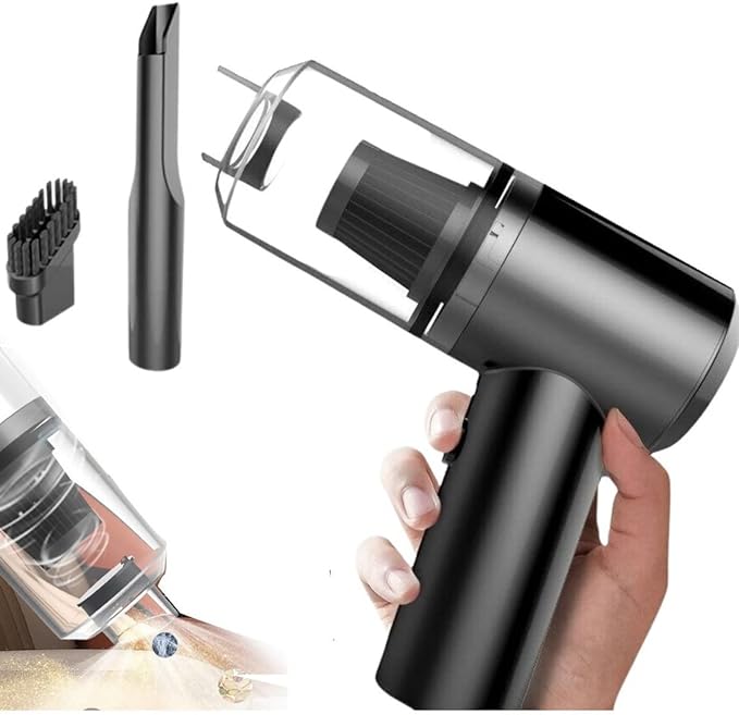 Rechargeable Portable Car Vacuum Cleaner - Powerful and Compact Suction