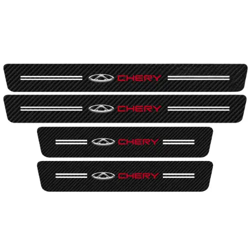 Premium 4D Carbon Fiber Door Sill for Cars – Automotive Protection