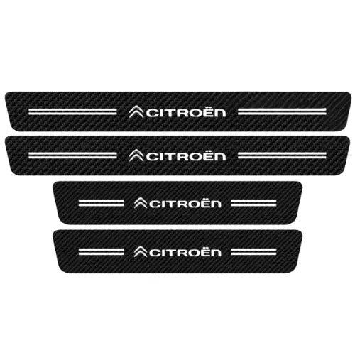 Premium 4D Carbon Fiber Door Sill for Cars – Automotive Protection