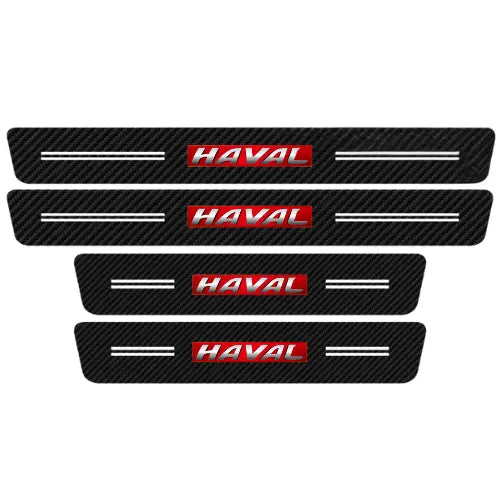 Premium 4D Carbon Fiber Door Sill for Cars – Automotive Protection
