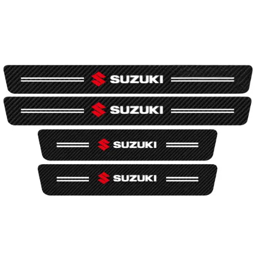Premium 4D Carbon Fiber Door Sill for Cars – Automotive Protection