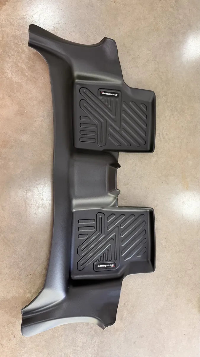 Custom-fit Jeep Compass 2017-2022 Tray Floor Mats, Complete Set
