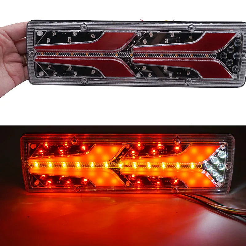 Lanternas Traseiras Full LED para Caminhões - Iluminação Potente e Durável
