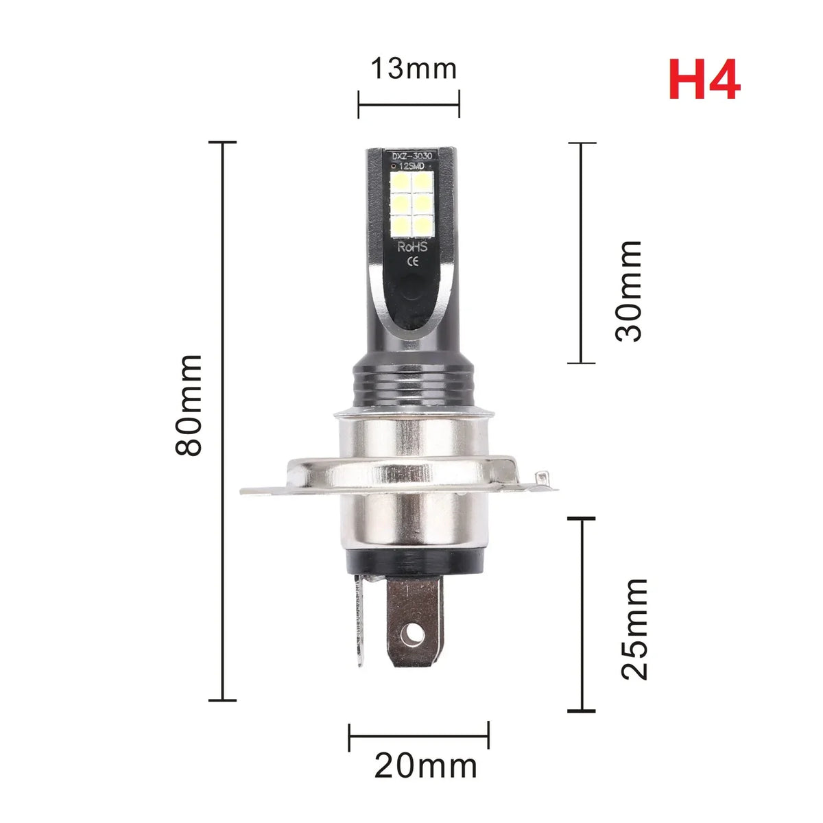 H11 H8 9005 9006 6000K Super White Automotive LED Bulbs