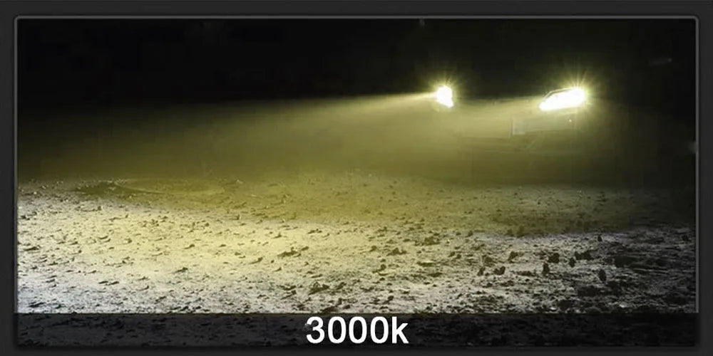 Lâmpadas LED H11 H8 H9 30000LM 3000K 6000K Alta Potência Automotiva